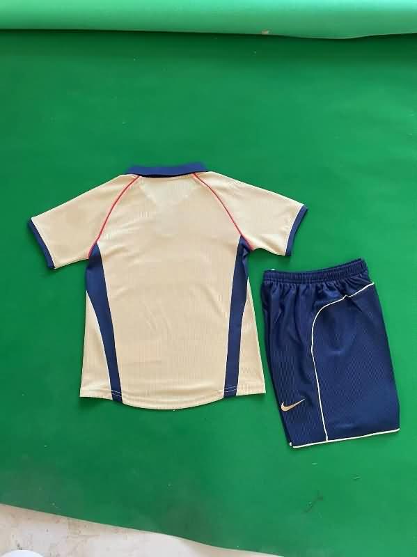 2001/02 Arsenal Away Kids Soccer Jersey And Shorts