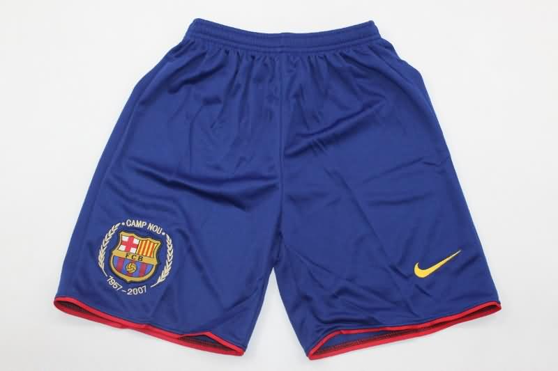 2007/08 Barcelona Home Kids Soccer Jersey And Shorts