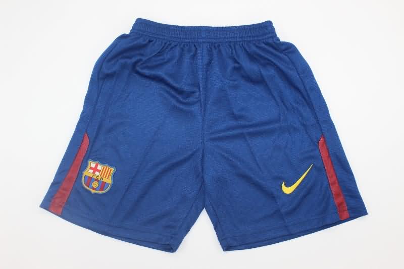 2008/09 Barcelona Home Final Kids Soccer Jersey And Shorts