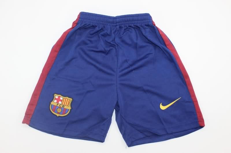 2009/10 Barcelona Home Kids Soccer Jersey And Shorts