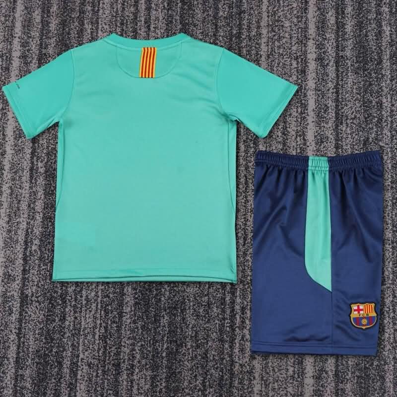 2010/11 Barcelona Away Kids Soccer Jersey And Shorts