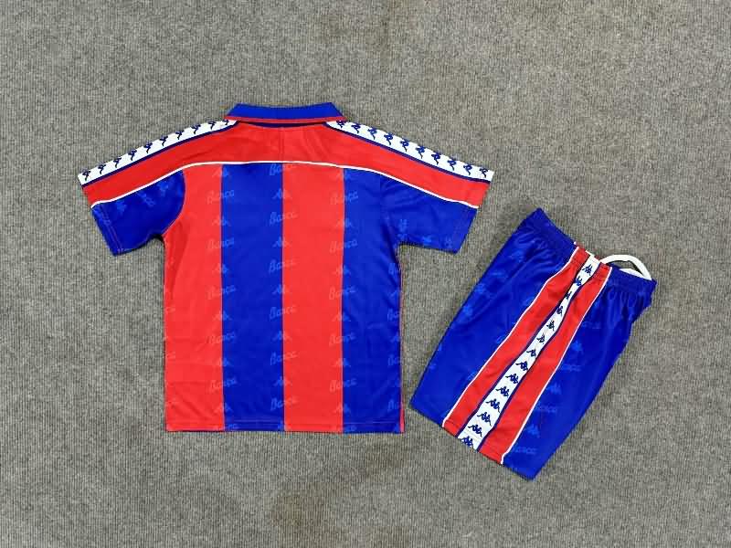 1992/95 Barcelona Home Kids Soccer Jersey And Shorts