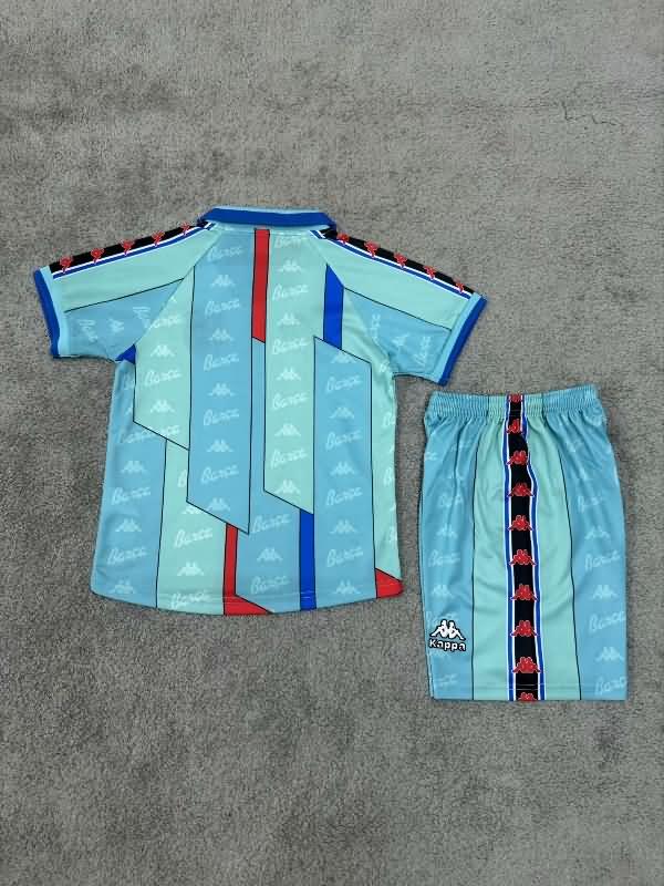 1996/97 Barcelona Away Kids Soccer Jersey And Shorts