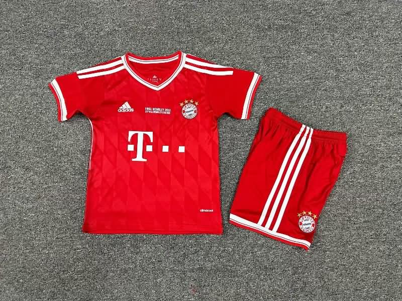 2012/13 Bayern Munich Home Final Kids Soccer Jersey And Shorts