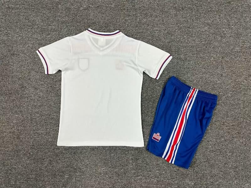 1982 England Home Kids Soccer Jersey And Shorts