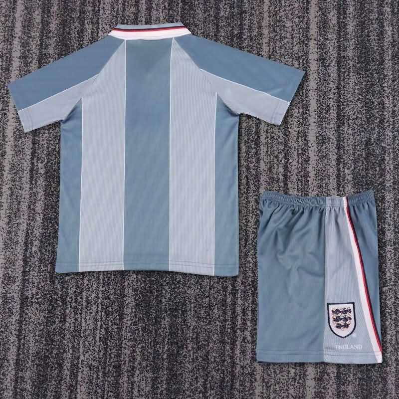 1996 England Away Kids Soccer Jersey And Shorts