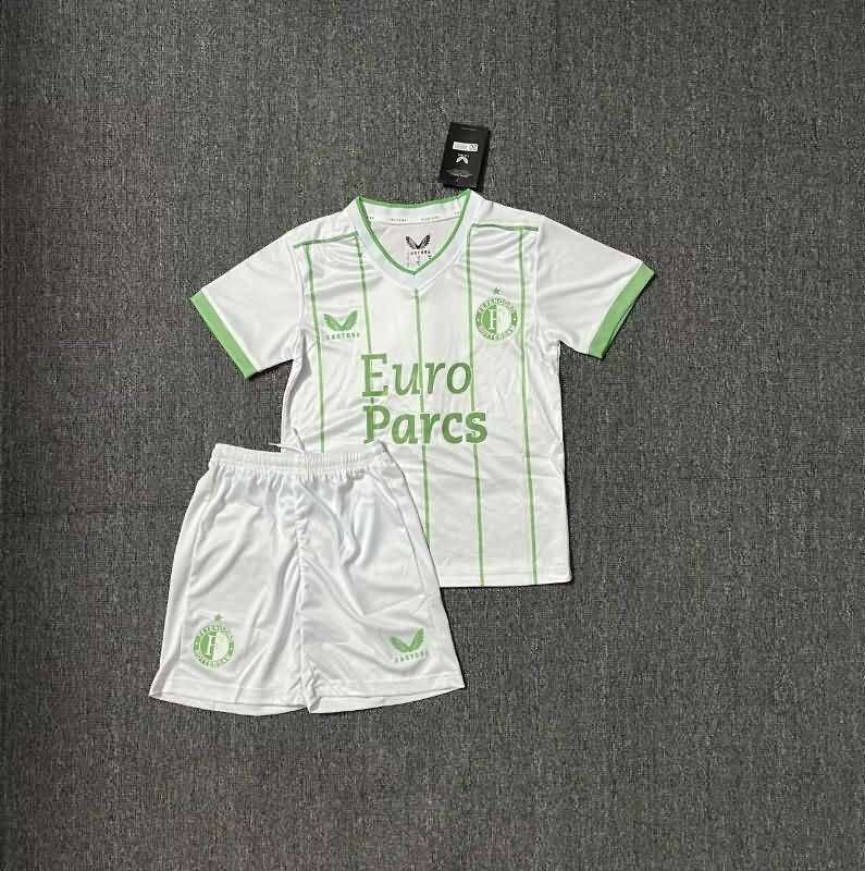 23/24 Feyenoord Third Kids Soccer Jersey And Shorts