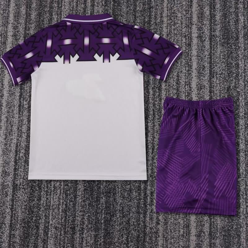 1992/93 Fiorentina Away Kids Soccer Jersey And Shorts