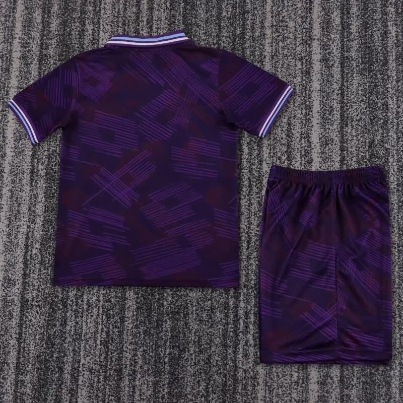 1992/93 Fiorentina Home Kids Soccer Jersey And Shorts