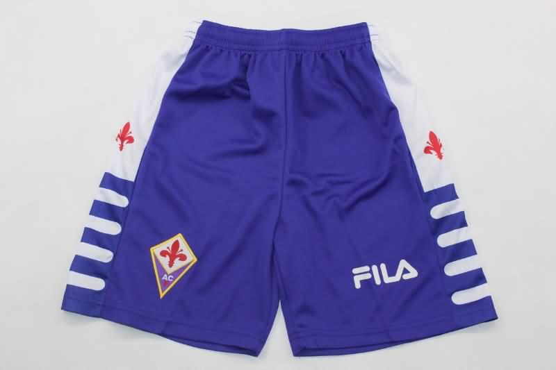 1998/99 Fiorentina Home Kids Soccer Jersey And Shorts