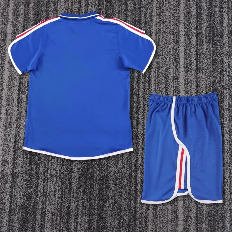 2000 France Home Kids Soccer Jersey And Shorts