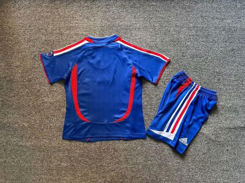 2006 France Home Kids Soccer Jersey And Shorts