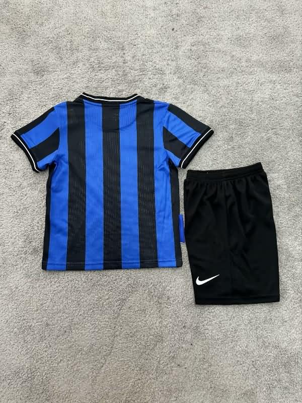 2009/10 Inter Milan Home Final Kids Soccer Jersey And Shorts