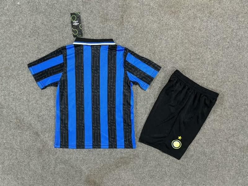 1997/98 Inter Milan Home Kids Soccer Jersey And Shorts