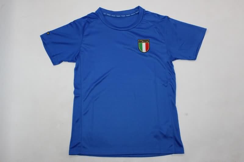 2000 Italy Home Kids Soccer Jersey And Shorts