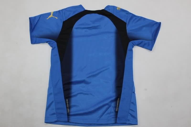 2006 Italy Home Kids Soccer Jersey And Shorts