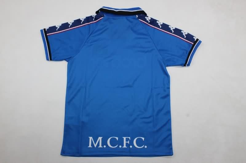 1997/98 Manchester City Home Kids Soccer Jersey And Shorts