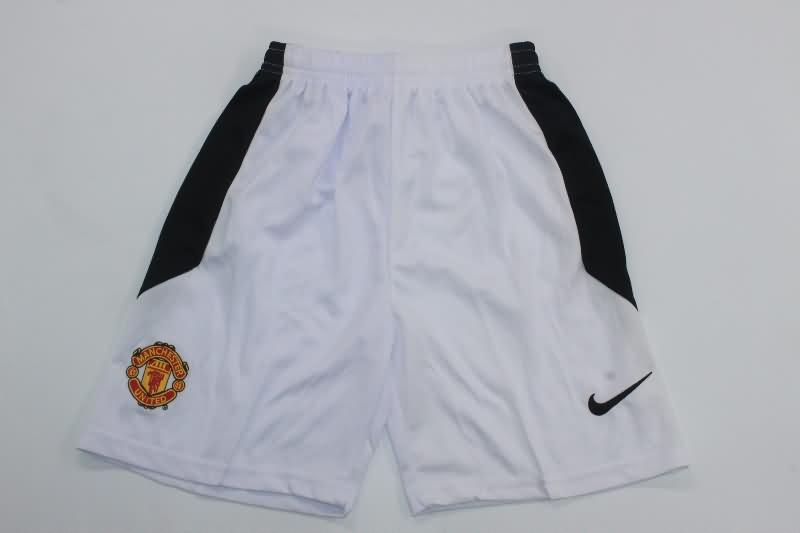 2002/04 Manchester United Home Kids Soccer Jersey And Shorts