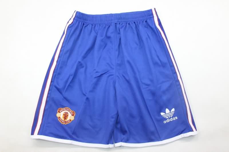 1990/92 Manchester United Away Kids Soccer Jersey And Shorts