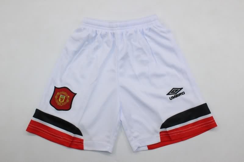 1994/96 Manchester United Home Kids Soccer Jersey And Shorts