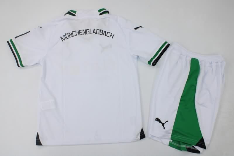 23/24 Monchengladbach Home Kids Soccer Jersey And Shorts