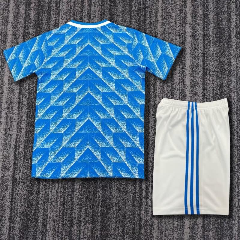 1988 Netherlands Away Kids Soccer Jersey And Shorts