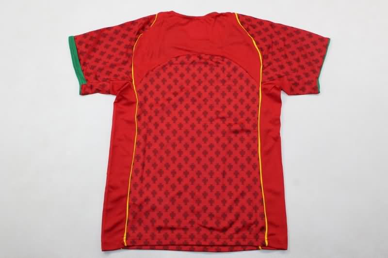 2004 Portugal Home Kids Soccer Jersey And Shorts