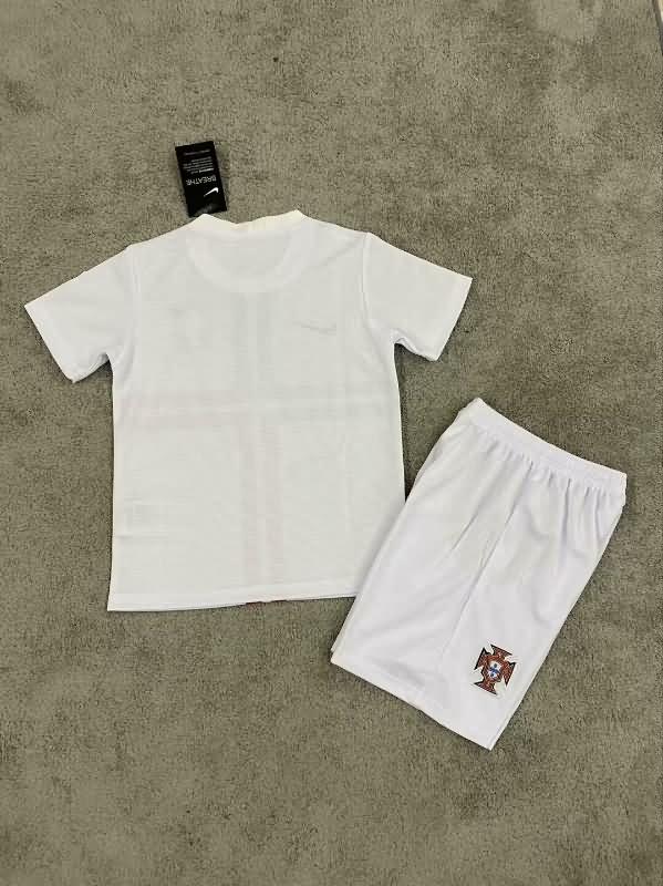 2012 Portugal Away Kids Soccer Jersey And Shorts