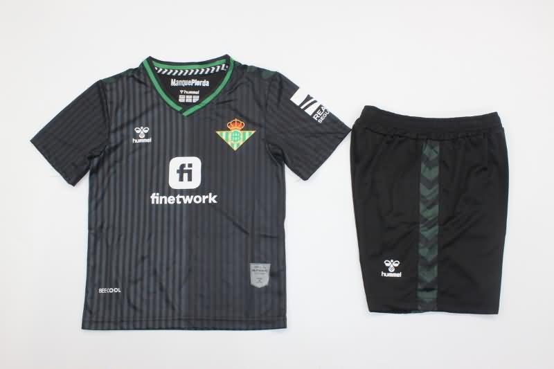 23/24 Real Betis Third Kids Soccer Jersey And Shorts