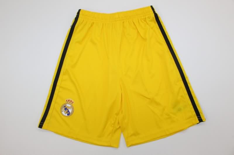 11/12 Real Madrid Goalkeeper Yellow Kids Soccer Jersey And Shorts