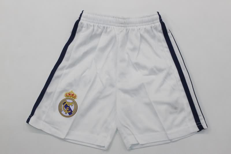 16/17 Real Madrid Home Kids Soccer Jersey And Shorts