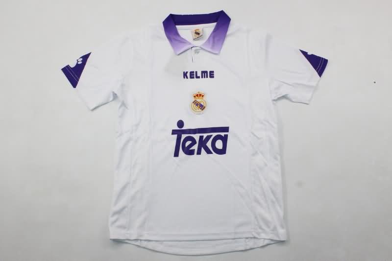 1997/98 Real Madrid Home Kids Soccer Jersey And Shorts