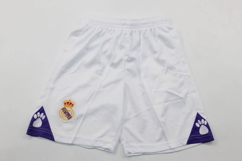 1997/98 Real Madrid Home Kids Soccer Jersey And Shorts