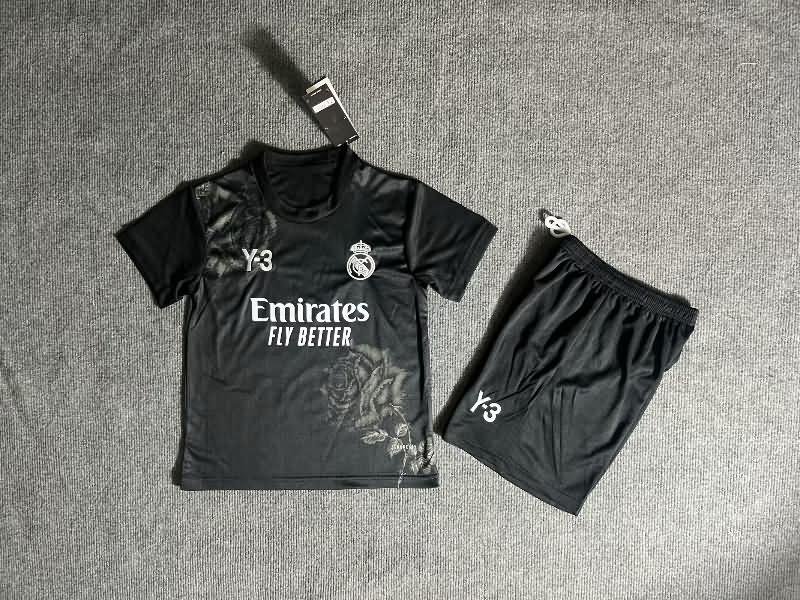 23/24 Real Madrid Special Kids Soccer Jersey And Shorts 02