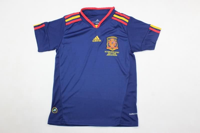 2010 Spain Away Kids Soccer Jersey And Shorts