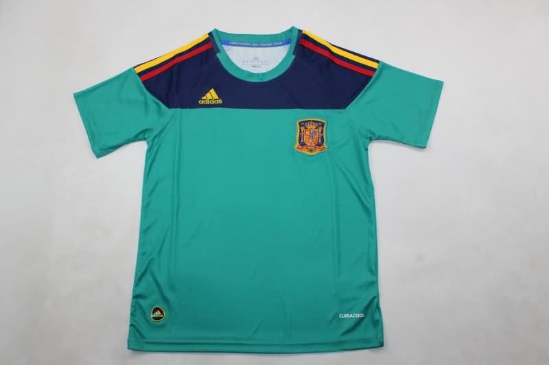 2010 Spain Goalkeeper Green Kids Soccer Jersey And Shorts