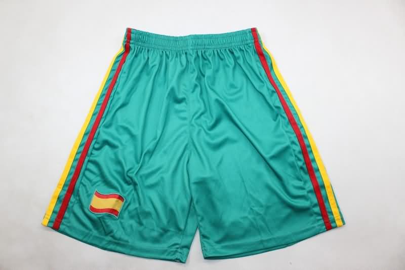 2010 Spain Goalkeeper Green Kids Soccer Jersey And Shorts