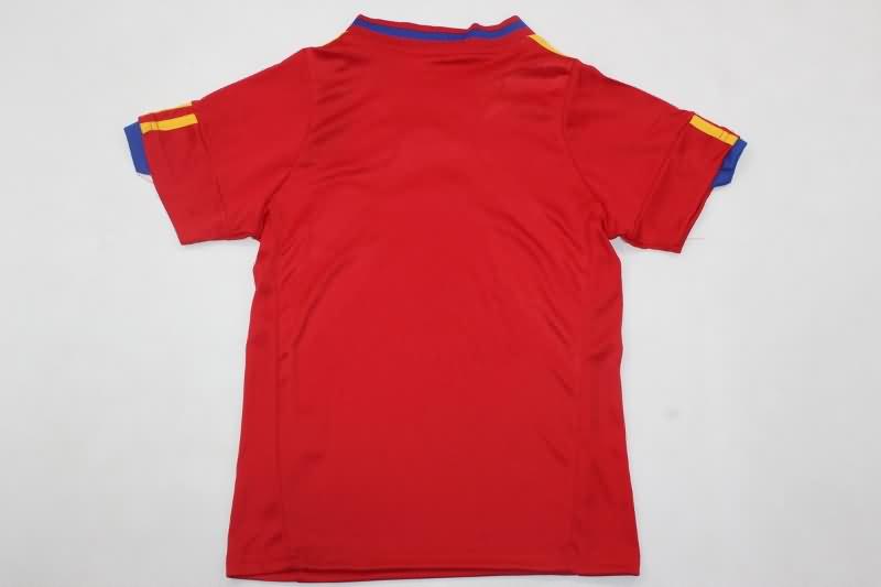 2010 Spain Home Kids Soccer Jersey And Shorts