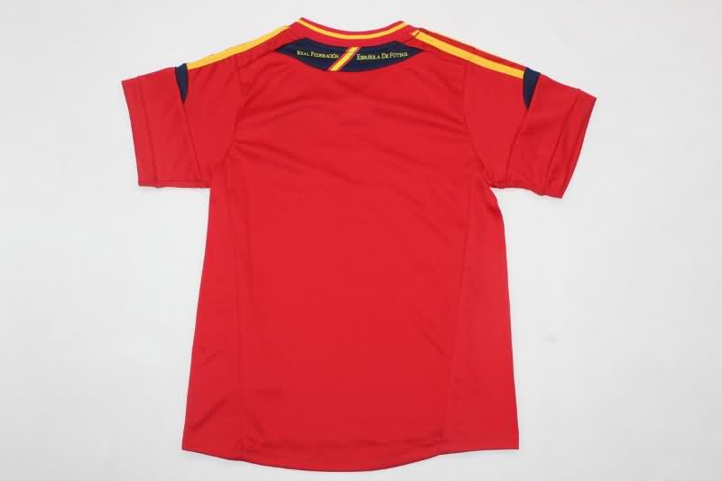 2012 Spain Home Kids Soccer Jersey And Shorts