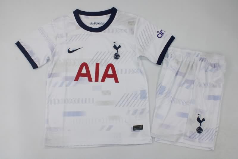 23/24 Tottenham Hotspur Home Kids Soccer Jersey And Shorts