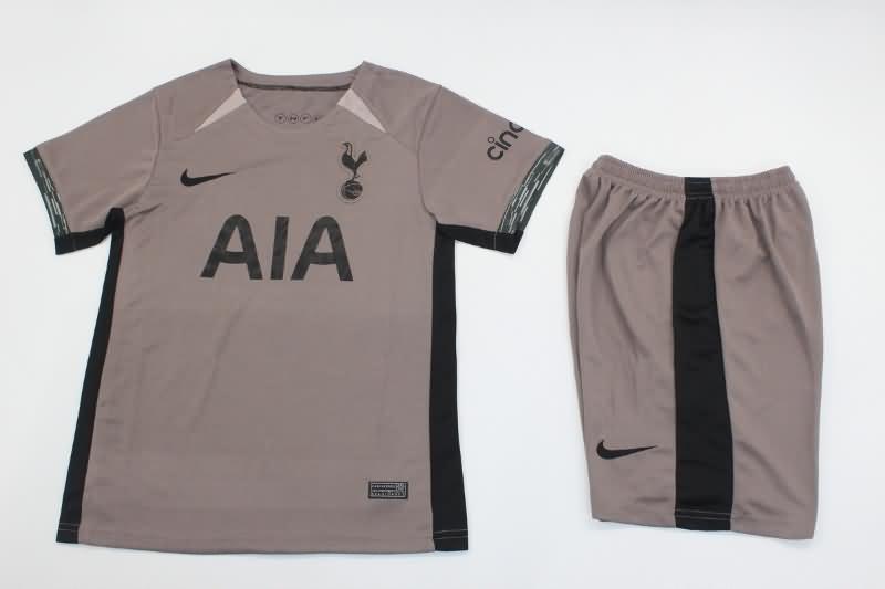 23/24 Tottenham Hotspur Third Kids Soccer Jersey And Shorts
