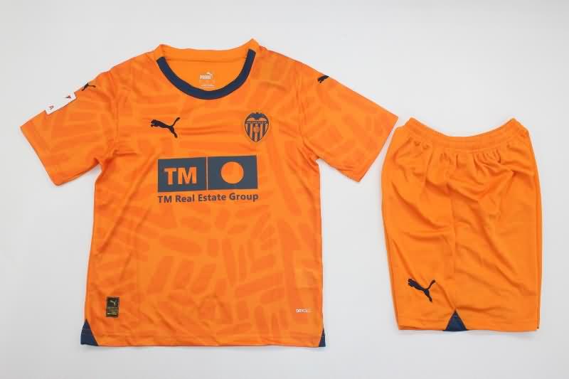 23/24 Valencia Third Kids Soccer Jersey And Shorts