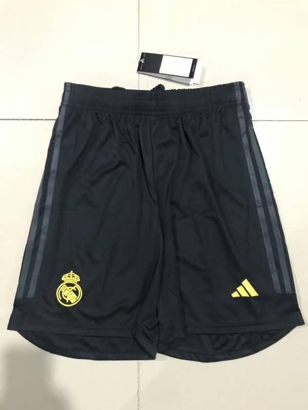 Thailand Quality(AAA) 2023/24 Real Madrid Third Soccer Shorts