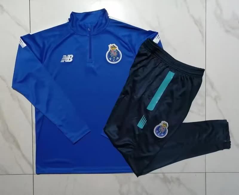 Thailand Quality(AAA) 23/24 Porto Blue Soccer Tracksuit
