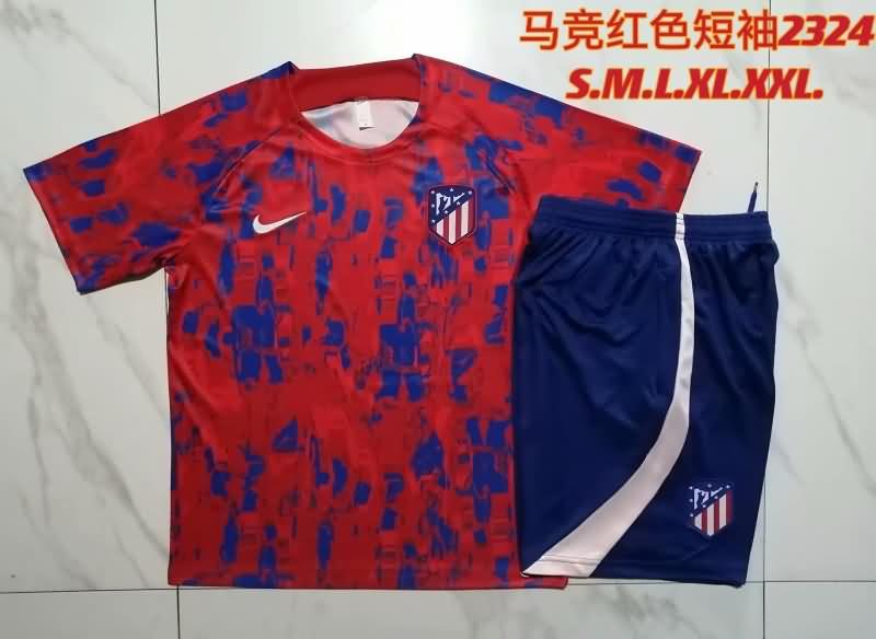 Thailand Quality(AAA) 23/24 Atletico Madrid Red Soccer Training Sets