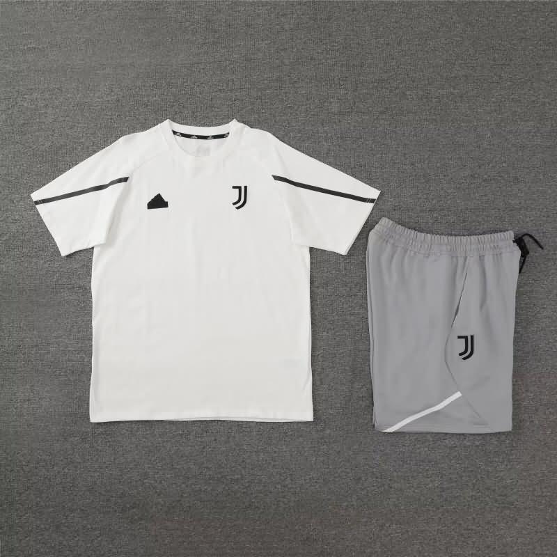 Thailand Quality(AAA) 23/24 Juventus White Soccer Training Sets