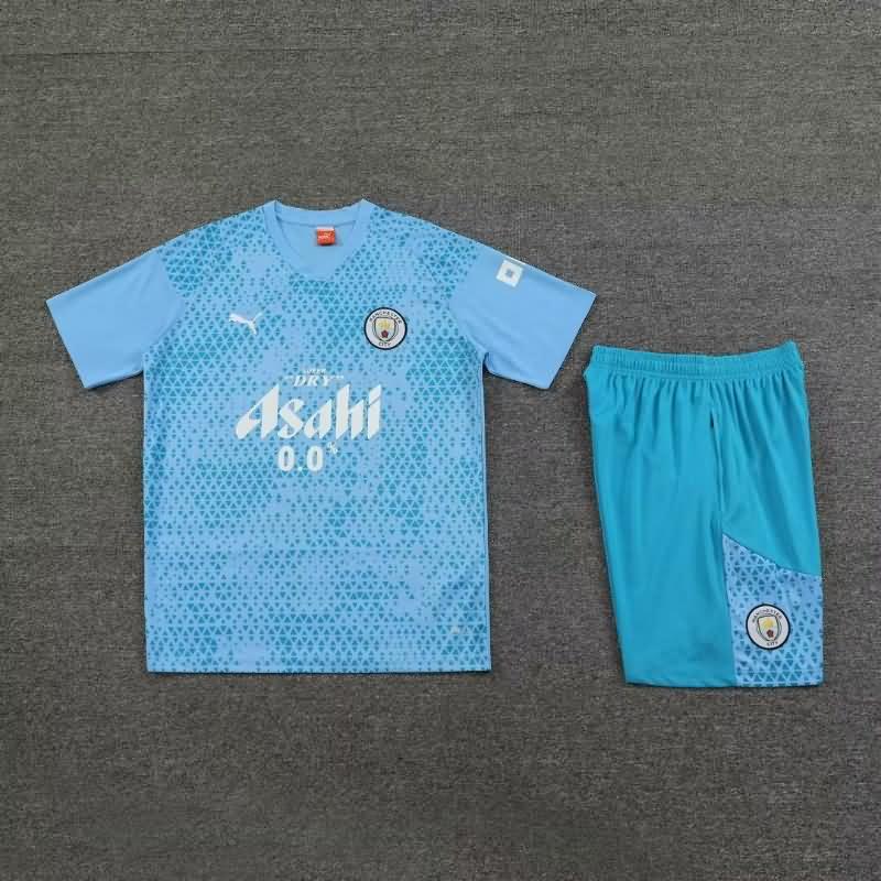 Thailand Quality(AAA) 23/24 Manchester City Blue Soccer Training Sets 02