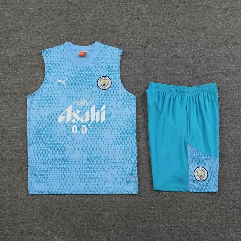 Thailand Quality(AAA) 23/24 Manchester City Blue Soccer Training Sets 03
