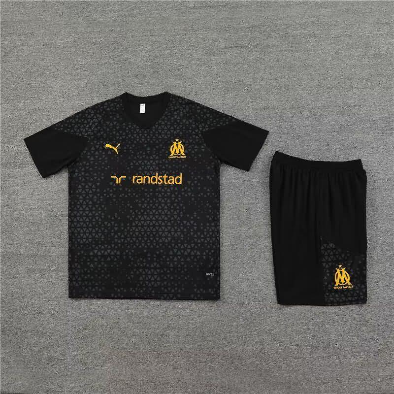 Thailand Quality(AAA) 23/24 Marseilles Black Soccer Training Sets