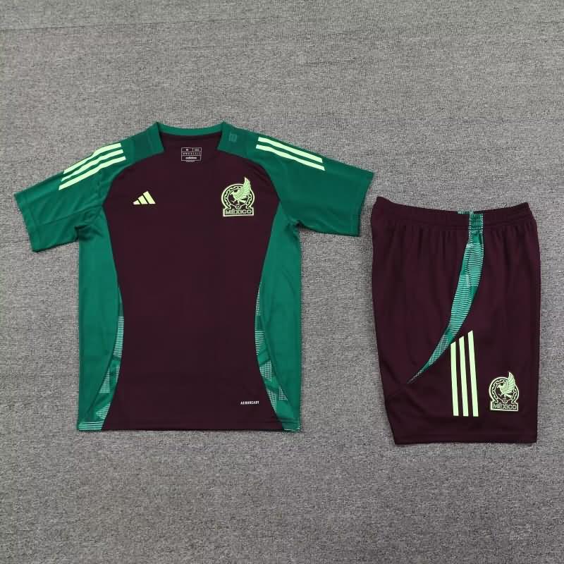 Thailand Quality(AAA) 2024 Mexico Red Soccer Training Sets